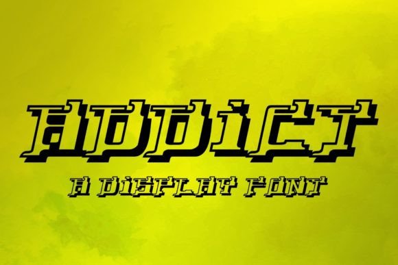 Addict Font: Your Next Favorite Display Typeface