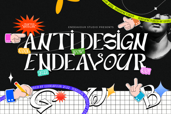Anti Design: A Display Font Built for Digital Impact