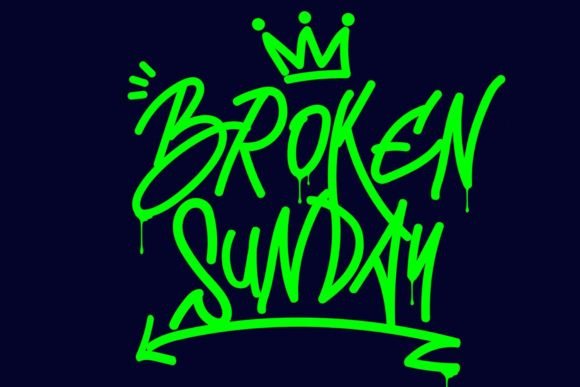 Broken Sunday: A Display Font for Editorial Character