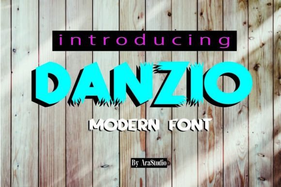Danzio: A Modern Display Font for Editorial Impact