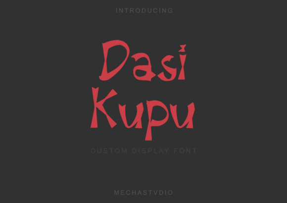 Dasi Kupu: The Display Font That Elevates Your Campaign Story