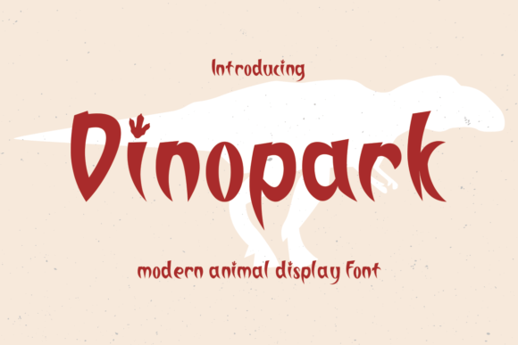 Dinopark: A Display Font for Editorial Atmosphere