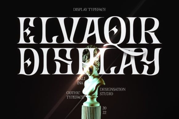 Elvaqir: The Display Font That Elevates Handmade Products