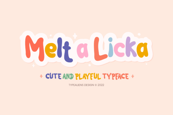 Melt a Licka: A Designer's Honest Take on a Playful Display Font