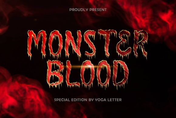 Monster Blood: A Font That’s Strong, Playful, and Unapologetic