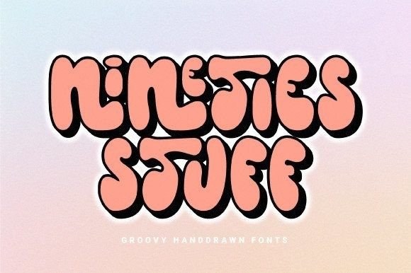 Nineties Stuff: A Hand-Drawn Font for Modern Editorial Design