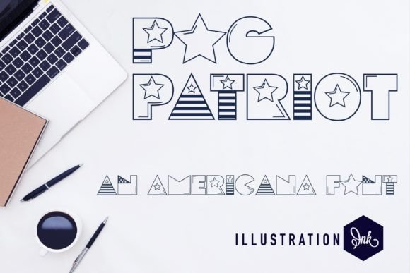 Pog Patriot Font: A Unique Tool for Creative Product Design