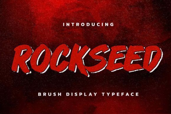 Rockseed: A Brush-Style Display Font for Campaign Impact