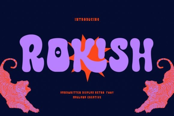 Rokish: An Expressive Handwritten Font for Digital Design