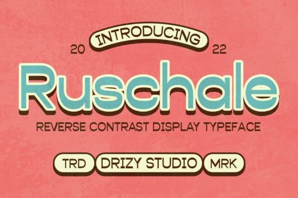 Ruschale: A Distinctive Display Font for Your Creative Business