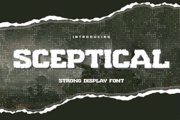 Sceptical: A Font for Editorial Mood and Natural Texture