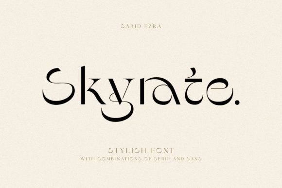Skyrate: The Font That Lifts Your Brand Above the Noise