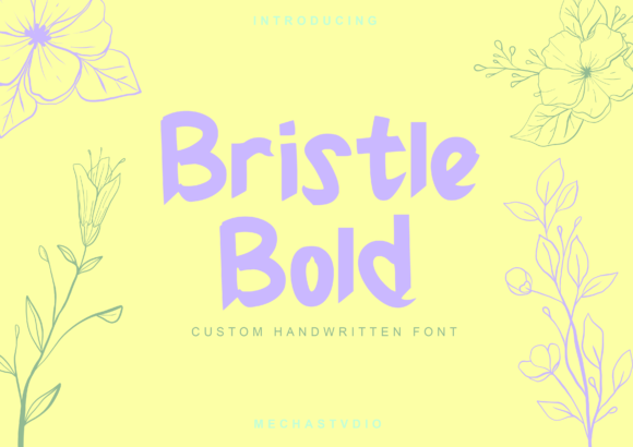 The Editorial Magic of the Bristle Bold Font