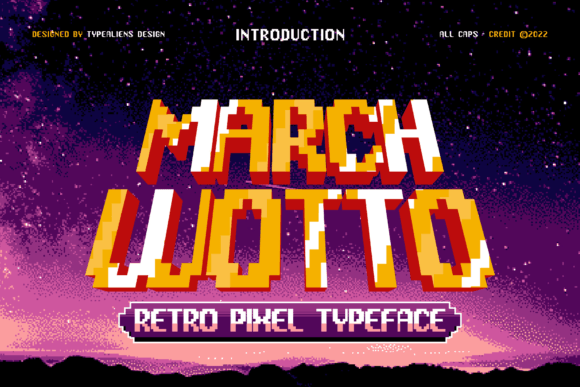 The March Wotto Typeface for Modern Campaigns