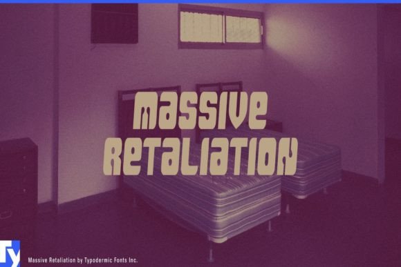 Upgrade Your Brand Visuals with the Massive Retaliation Display Font